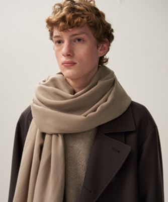 ATON(エイトン)のFINE AIR WOOL | オーバーサイズストール