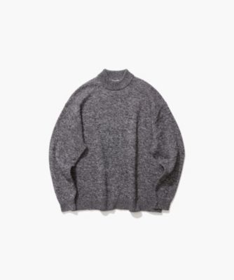 ATON / エイトン】別注 WOOL MOULINE MOCKNECK SWEATER（ニット