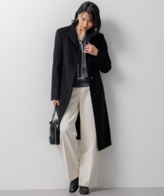 23区(ニジュウサンク)のウールカシミヤビーバー スタンドカラー