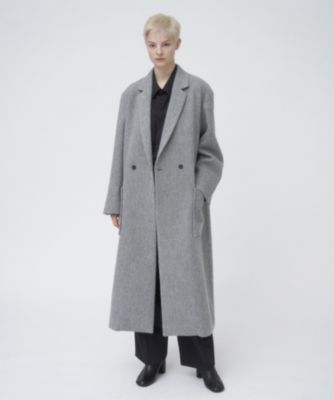 Atibon　新品　NINE女性　ラベンダー　コート ATON(エイトン)のBABY ALPACA | ロングテーラードコート通販