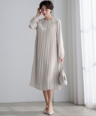 23区(ニジュウサンク)の【洗える】クリスタルアムンゼン プリーツ