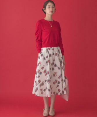 組曲　チューリッププリント フレアスカート 組曲｜チューリッププリント フレアスカート | Rakuten Fashion