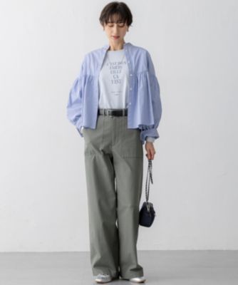 23区 L(ニジュウサンク エル)の【洗える】CANCLINI ギャザー フレア