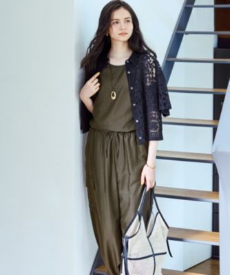 23区「SLOW/一部店舗限定」ブライトヴィンテージクロス カーゴパンツ 23区(ニジュウサンク)の【SLOW/一部店舗限定】ブライトヴィンテージ