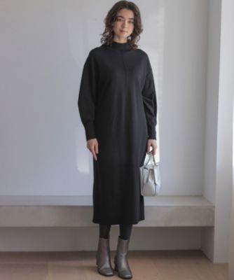 組曲(クミキョク)の【WEB限定】スムースストレッチニット ワンピース