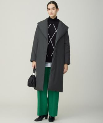 【新品タグ付】iCB ネイビー フード付コート Mサイズ ICB｜【WEB&一部店舗限定・撥水加工】ADSダウン フーデットロング