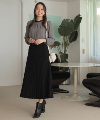 ANY SIS(エニィスィス)のCICA加工 ニット フレア スカート通販