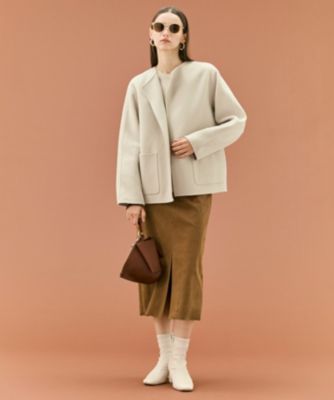 BEIGE，(ベイジ)の【WEB限定】PAYSON / ウールリバーノーカラー