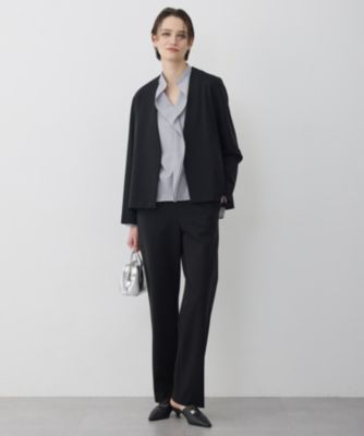 ICB(アイシービー)のナイロンストレッチポンチ セミワイドパンツ通販