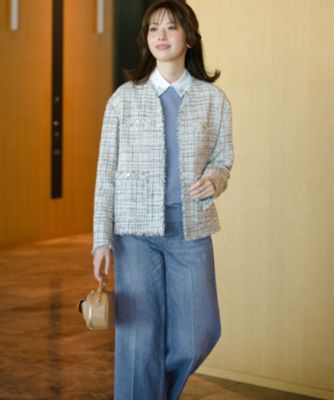 23区 L(ニジュウサンク エル)のGIOLICAツイード ジャケット通販