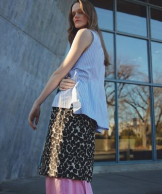 uncrave(アンクレイヴ)のTHOMAS MASON ペプラムジレブラウス通販