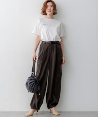 23区(ニジュウサンク)の【SLOW/一部店舗限定】ガーメントツイル ワイド