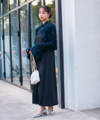 VIS(ビス)の【VIS DRESS】シャーリングボレロセットワンピース通販