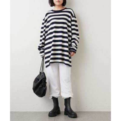 Whim Gazette(ウィム ガゼット)の【extreme cashmere】ボーダークルー