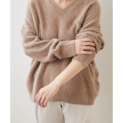 Whim Gazette(ウィム ガゼット)のFOX Vネックプルオーバー通販