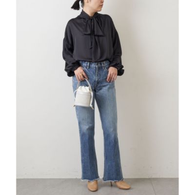 Whim Gazette(ウィム ガゼット)のサテンボウタイブラウス通販 | 集英社