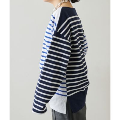 【K．K 】INSCRIRE ボーダーカットソー　M K．K 様専用】INSCRIRE ボーダーカットソー M