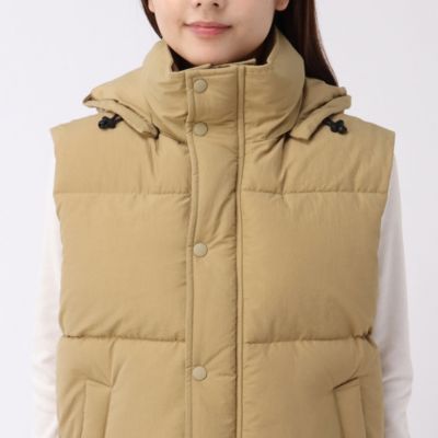 新品未使用タグあり　ウィムガゼット　ミリタリーベスト　ベージュ Whim Gazette(ウィム ガゼット)の【INSCRIRE】別注ダウンベスト通販