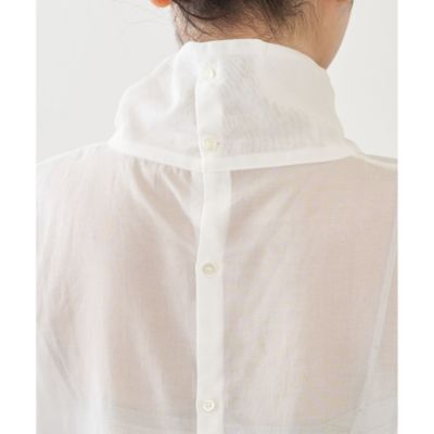 Whim Gazette オーガンジーハイネックプルオーバー新品 Whim Gazette(ウィム ガゼット)のオーガンジーハイネックプル