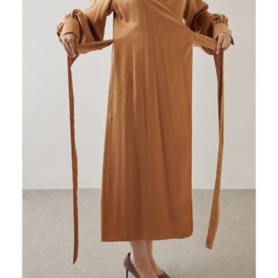 Whim Gazette(ウィム ガゼット)のカシュクールシャツワンピース通販