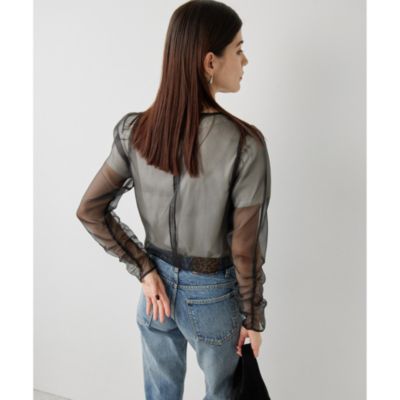 Whim Gazette(ウィム ガゼット)の【THE PAUSE】オーガンジーギャザー