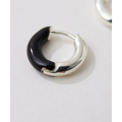 Whim Gazette(ウィム ガゼット)の【Hoaw.】コンビフープピアス通販