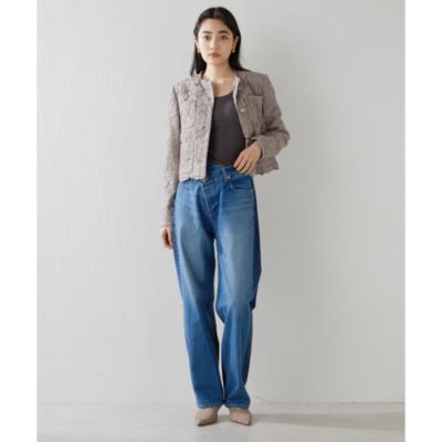 美品✨ Whim Gazette ラップデニムパンツ 38 M Whim Gazette(ウィム ガゼット) ラップデニムパンツ - メルカリ