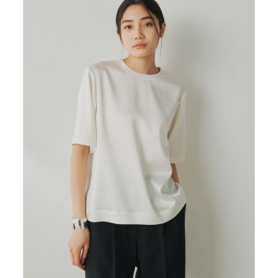 Whim GazetteサテンTEEブラウス Whim Gazette(ウィム ガゼット)のサテンTEEブラウス通販