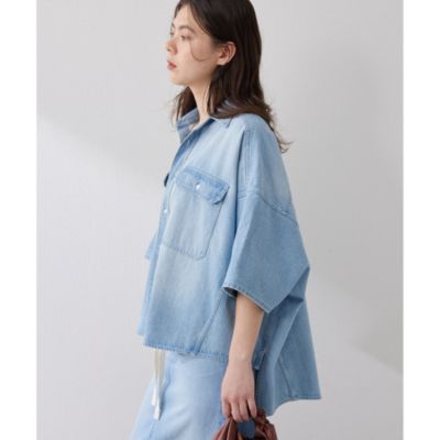 Whim Gazette(ウィム ガゼット)のDENIMドルマンシャツ通販