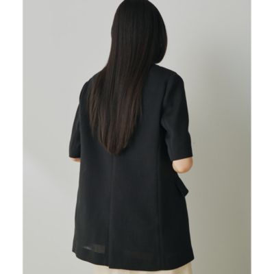 sacco ウィムガゼットジュートライクハーフスリーブジャケット新品 Whim Gazette｜ジュートライクハーフスリーブジャケット