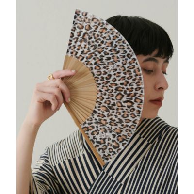 Whim Gazette(ウィム ガゼット)のレオパード扇子通販 | 集英社HAPPY