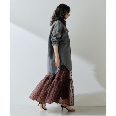 Whim Gazette(ウィム ガゼット)のドットシアースカート通販 | 集英社