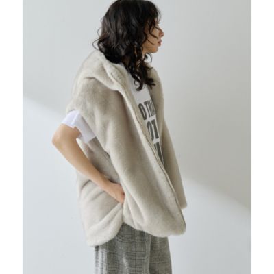 Whim Gazette(ウィム ガゼット)のミンクフェイクファーブルゾン