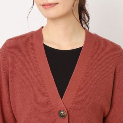 LAURA ASHLEY(ローラアシュレイ)の【洗える】リブニットショート丈