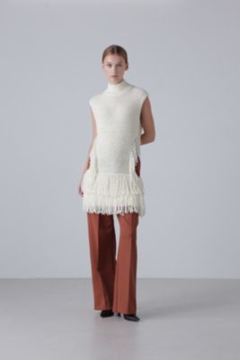 アドーア（ADORE）/◆カーリーフリンジニット ADORE(アドーア)の◇カーリーフリンジニット通販 | 集英社HAPPY PLUS STORE