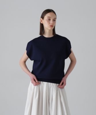 25年♡極美品✨アドーア ドライタッチアセテートニット ネイビー 38 ADORE(アドーア)の◇ドライタッチアセテートニット通販 | 集英社HAPPY