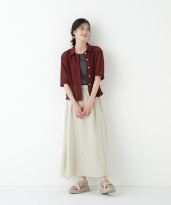 human woman(ヒューマン ウーマン)の◇クロッシェレース半袖