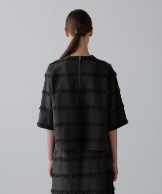 アドーア（ADORE）/フリンジチェックブラウス ADORE(アドーア)のフリンジチェックブラウス通販 | mirabella