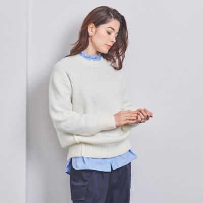 UNITED ARROWS(ユナイテッドアローズ)のFLUFFY クルーネック ニット