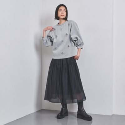 UNITED ARROWS ビジュー スウェット プルオーバー