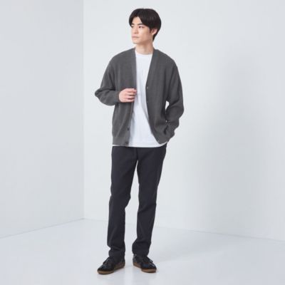 UNITED ARROWS green label relaxing：MEN'S(ユナイテッドアローズ グリーンレーベル リラクシング)のコットン  アゼ Vネック カーディガン通販 | 集英社HAPPY PLUS STORE