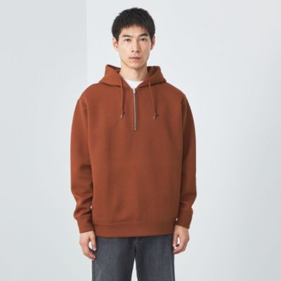 UNITED ARROWS green label relaxing：MEN'S(ユナイテッドアローズ グリーンレーベル リラクシング)のダンボール  ハーフジップ フーディ パーカー通販 | 集英社HAPPY PLUS STORE