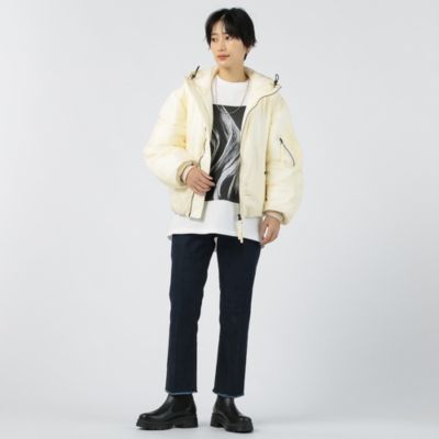 JANE SMITH(ジェーンスミス)のNYLON TAFFETA HOODIE MA－1 JACKET通販