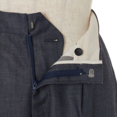 SERGE de bleu CLASSIC TROUSERS 1TUCK