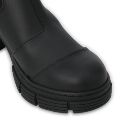 GANNI Recycled Rubber Heeled City Boot