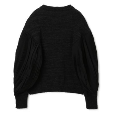 AKIRANAKA(アキラナカ)のLaila pleats panel knit PO通販