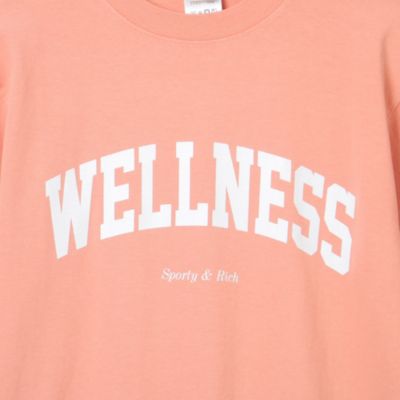 ★Sporty & Rich★ウェルネス アイビー クルーネック Tシャツ SPORTY&RICH tシャツ 「SPORTY＆RICH / スポーティアンドリッチ