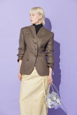 CINOH(チノ)のTENCEL CASHMERE TURTLE NECK T－SHIRT通販