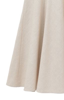 CLANE LINEN MAXI MERMAID SKIRT サイズ2 クラネ CLANE LINEN MAXI MERMAID SKIRT （IVORY