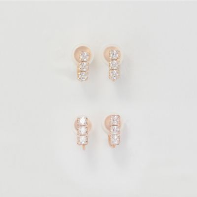［すぐにお届け］PHOEBE PHILO チェーンリンクイヤリング Phoebe イヤリング ダブルデコレイトカフイヤリング レディース